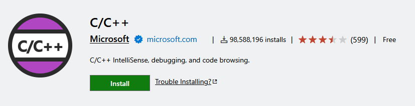 VS Code C/C++ 开发环境扩展配置示例（1）