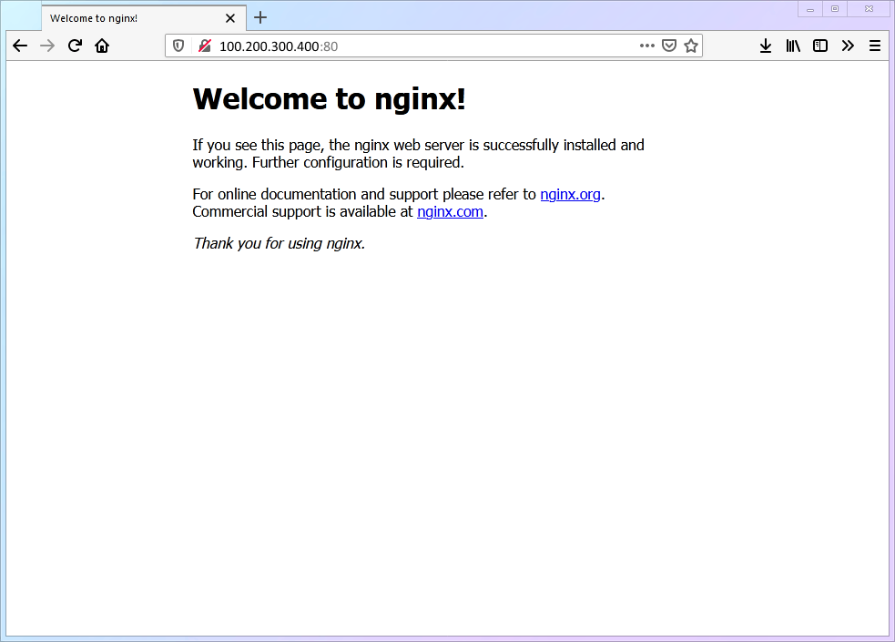 nginx-welcome